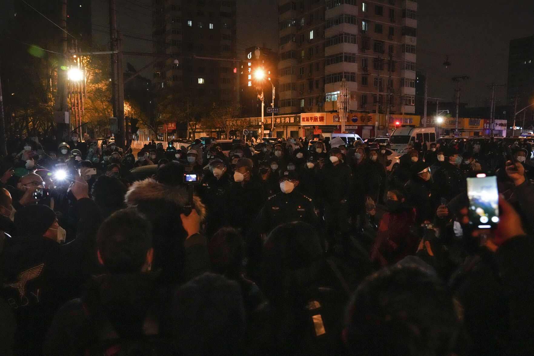 Virus Outbreak China Protest